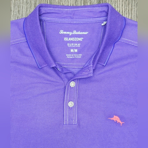 Tommy Bahama Emfielder Islandzone Men's Polo Size Medium 🌞 - Picture 2 of 9